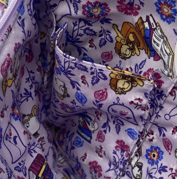 VERA BRADLEY x DISNEY Beauty and the Beast Belle Floral Weekender Travel Bag Nwt - Picture 2 of 2